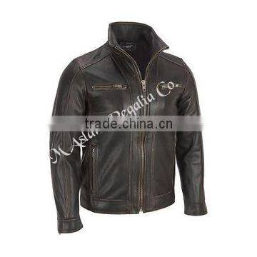 High quality leather jacket, Men's casual Jacket