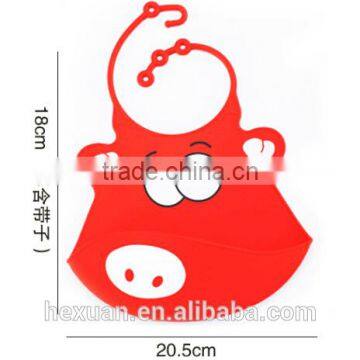 Eco-Friendly Cheap Custom Adult Blank Triangle Crochet Silicon Baby Bib photo-3