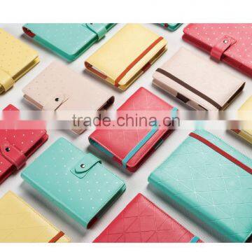 A5/A6 Agenda Planner PU Cover Loose-leaf Orgranizers Deboss /metal Clip/elastic Band photo-3