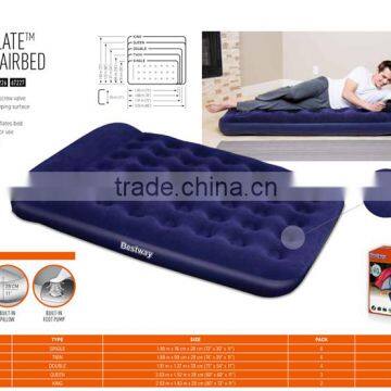 Bestway Built-in Foot Pump Single Flocking Mattress photo-2