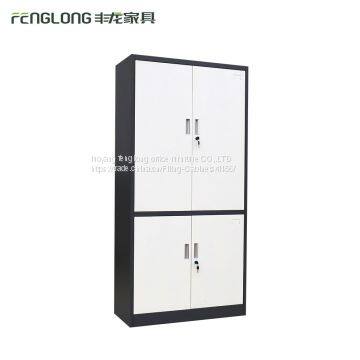 Высококачественный металлический четырехдверный стальной архивный шкаф photo-2