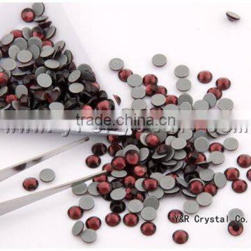 2058HF Amethyst Color Ss10 2.7-2.9mm Hot Sale and Best Quality Iron On Flatback Rhinestones Crystal Hotfix photo-3