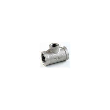 Stainless Steel Threaded Equal Tee, ASME B16.11 3000#, ASTM A182 F316