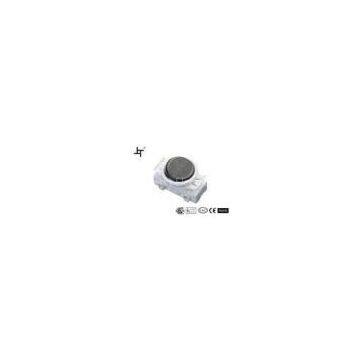 Black And White Plastic Mini Rocker Switch For Fluorescent Lamp