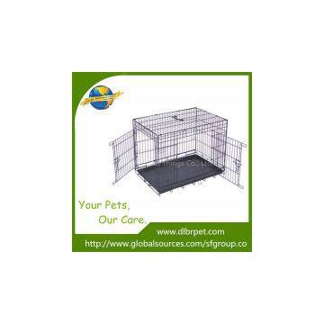 Economic Dog Cages(E-coating) With Plastic Tray,Factory Supply. photo-2