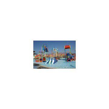 Outdoor Kids Water Playground With Water Curtain , Water Theme Park