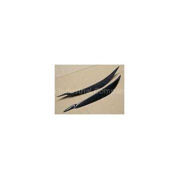 Black Carbon Weave Car Eyebrows for BMW X6 E71 2007 - 2013 Thin and Elastic