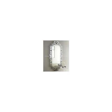 Modern Art Deco Wall Hanging Mirror, Hotel Contemporary Craft Deco Frameless Mirror, Ornament and Ornate Home Mirror