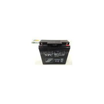 12 Volt 17Ah Deep Cycle Sealed Battery for Emergency Equipment