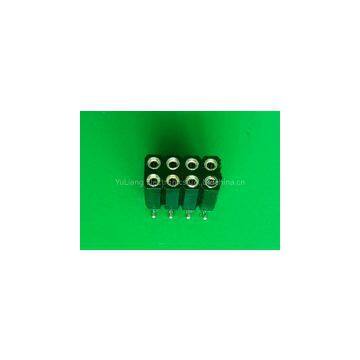 Female headers supplier wholesale 2.54mm pitch double row SMT type round pin female header