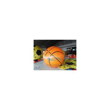 Ground Advertising Basketball Helium Balloons Fireproof Inflatable