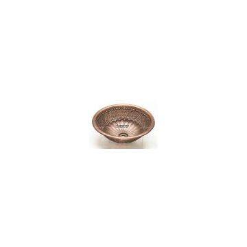 Copper sinks,bathroom sinks,hammered sinks