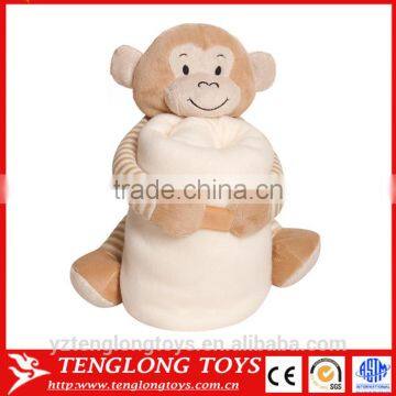 EN71 Approval Plush Inflatable Decorative Round Shape Throw Pillow photo-4