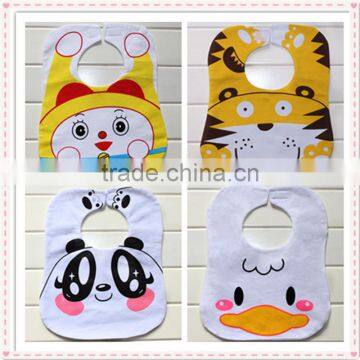 Cute cartoon printed technics baby bandana drool bibs for baby