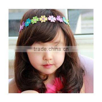 chiffon flower bow korean baby headbands