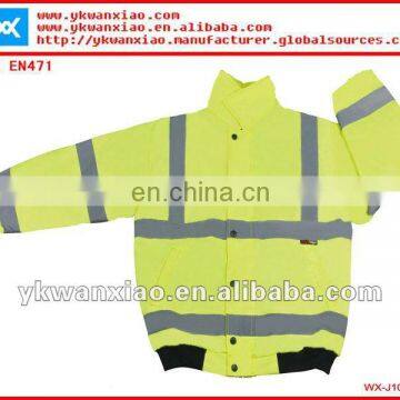 fluorescent jacket with high visibility,fluorescent jacket with zipper,fluorescent yellow jacket with snap button