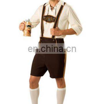 Traditional german costume mans oktoberfest costume for party AGM2439