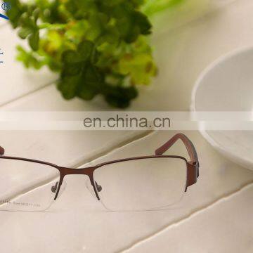 Men Designer Optical frame Rubber Metal Combination Eyeglasses Frame Stock