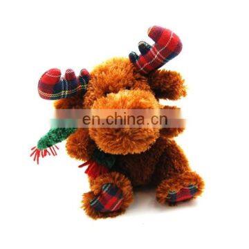 5inch Custom mini toys wholesale plush reindeer toys for Christmas