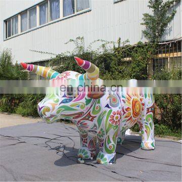 Colorful inflatable bull costumes adults for Spanish bullfight sam yu 9601