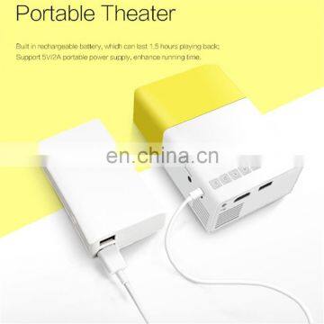 YG300 Built-in Battery Portable Mini Pocket Projector HD 1080P Mini Projector YG300 With TV Tuner Outdoor Home Cinema Theater photo-2