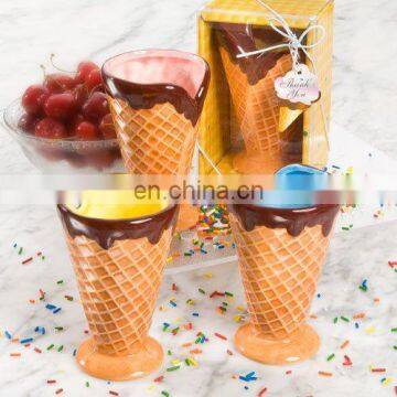 Cone Styled Ice Cream Dish Favor