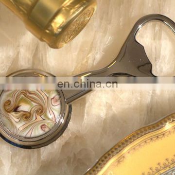 Golden Brown Art Deco Glass Bead Bottle Openers