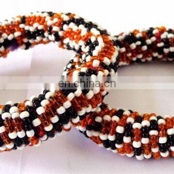Wholesale Bangle-Afghani Bangles/Bohemian Jewelry/Diwali Offer/Bollywood Bangles/belly Dance Bangles/Indian Beaded Pearl Bangles photo-4