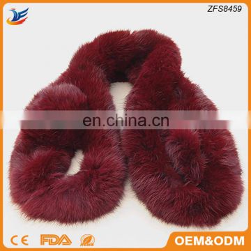 wholesale Rex rabbit knitted fur winter fur hand knit fur scarf