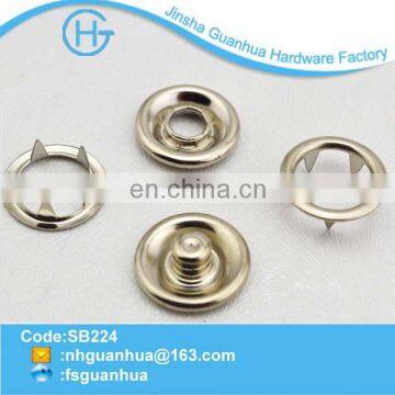 With Grommets custom snap buttons with garment