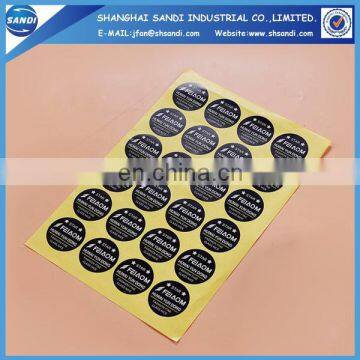 Cheap custom adhesive sticker paper with printing