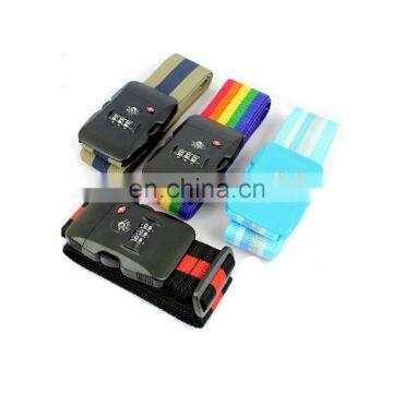 High Quality Custom Logo Luggage Strap With Plastic Buckle