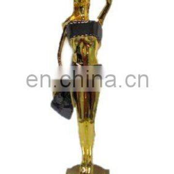 Handmade Golden Human Figures Trophy