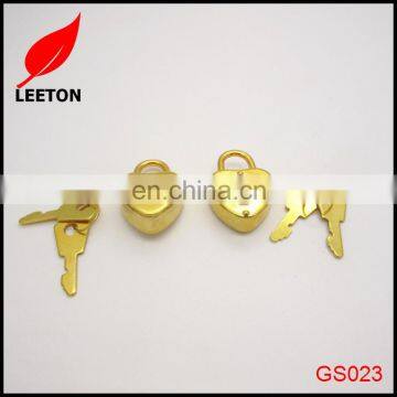 Factory Supply Gold Metal Heart Shaped Padlock for Jewelery Box photo-3