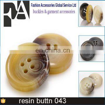 Washable Custom resin shirt 4 hole button for clothes