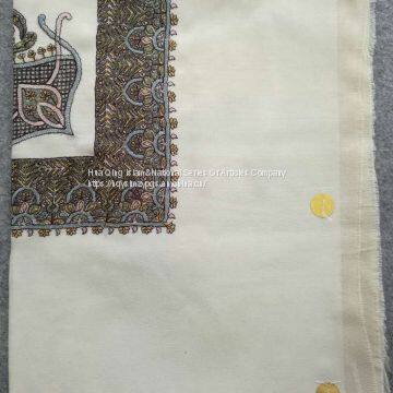 Arab wool embroidery scarf / Arab scarf  /  Arab wool acrylic embroidery scarf  / Arabian Shemagh