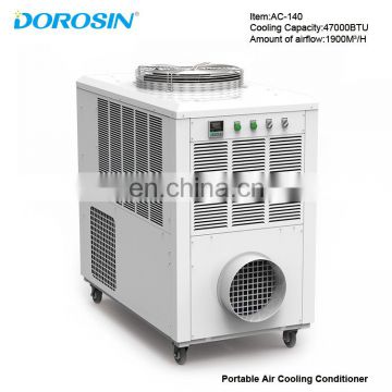 380V/50HZ 47000BTU lrg cooling capacity industrial mobile air conditioners of air cooler portable