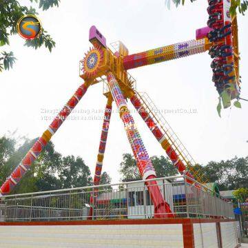 Adults Amusement Park Thrill Rotation Giant Large Big Swing Meteors Hammer Pendulum Rides For Sale