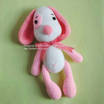 high quality smart animal cheap cotton toy supplier organic knitted toys