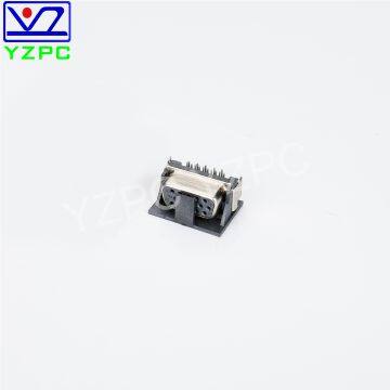 SLIM 15pin Female Right Angle PCB BOARD +CAP Computer Connector Slective Gold Plating CL=3.5mm photo-3