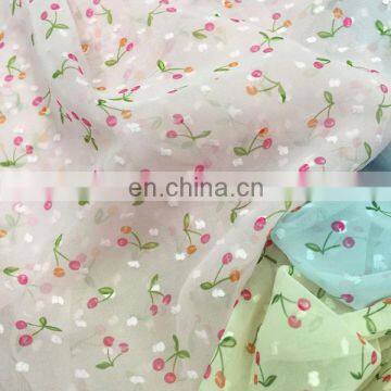 High Quality Chiffon Printed Fabric 75D for Women's Dress photo-5