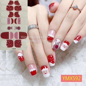 Christmas/Halloween Nail Art Stickers Festival Pumpkin Wraps Waterproof Full DIY Manicure Accessories YMX Series photo-2