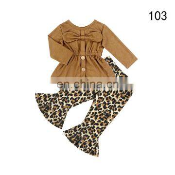 Baby Girl's Spring and Autumn Outfit With Customizable Printed Patterns photo-6