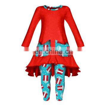 Newest Girl Christmas Saint Clause Outfit Winter Clothing Clothes For Kids photo-3