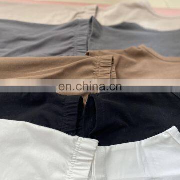 Wholesale Custom Logo Women Cotton High Elasticity Yoga Plain Biker Shorts photo-3