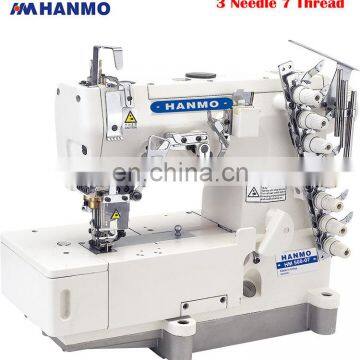 HM- 500-07 HIGH-SPEED 3 NEEDLE 7 THREAD INTERLOCK SEWING MACHINE