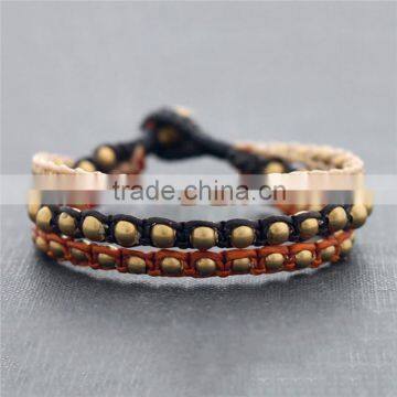 Bohemian Bracelet Wax Cord Wrap Jewelry Wholesale XE09-198 photo-3