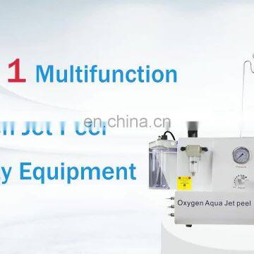 High pressure deep skin clean water jet peeling  facial machines