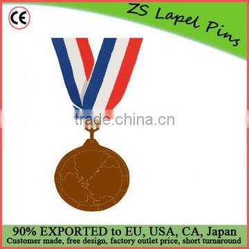 FREE artwork design quality custom Bronze Medal