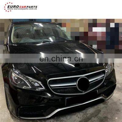 body set E-class w212 E63 style 2014-2021 year bodykit fit for W212 e63 a style body parts hood scoop front bumper side skirts
